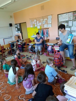 Týden čtení dětem a čtenářský slib prvňáčků - ZŠ Kunvald
